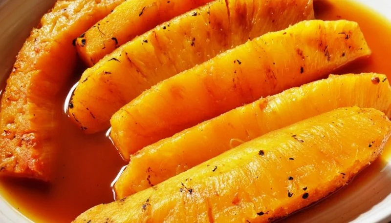 Ananas caramélisé