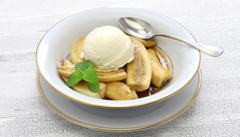 Bananes flambées au rhum