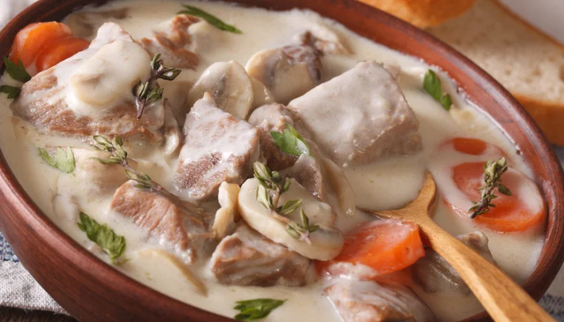 Blanquette de veau au roquefort