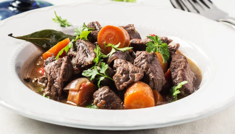 Boeuf bourguignon rapide