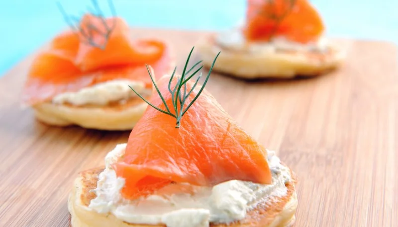 Bouchées de saumon farci au rondelé