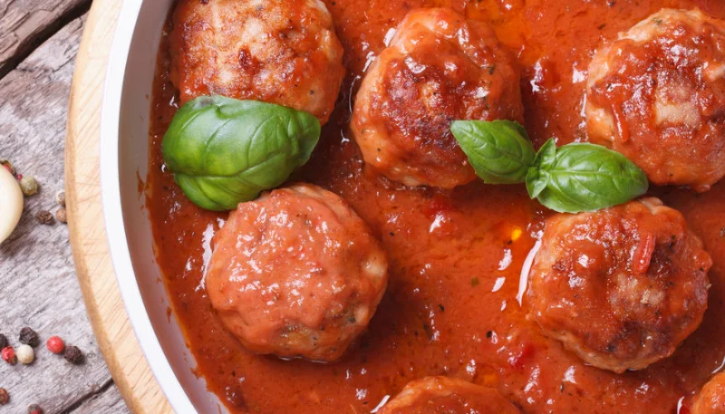 Boulettes de boeuf à la sauce tomate au Cookeo
