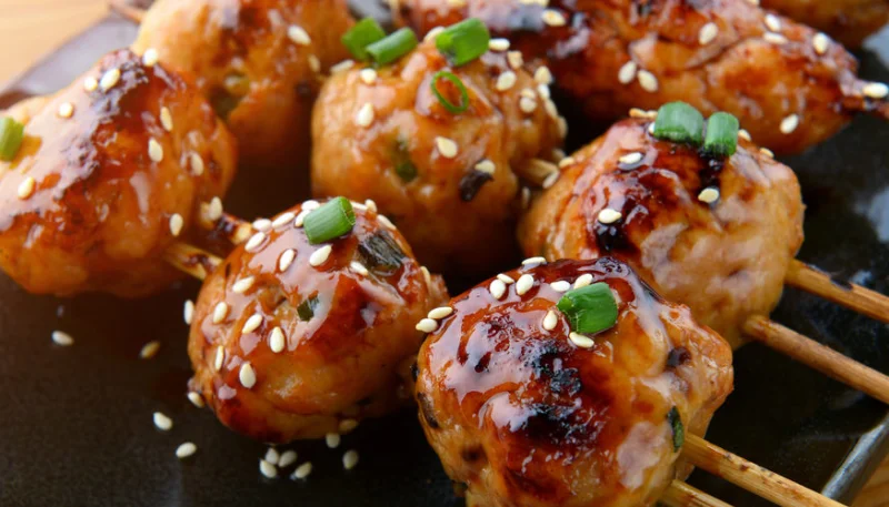 Boulettes de porc teriyaki