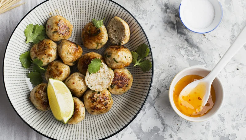 Boulettes de poulet au parmesan