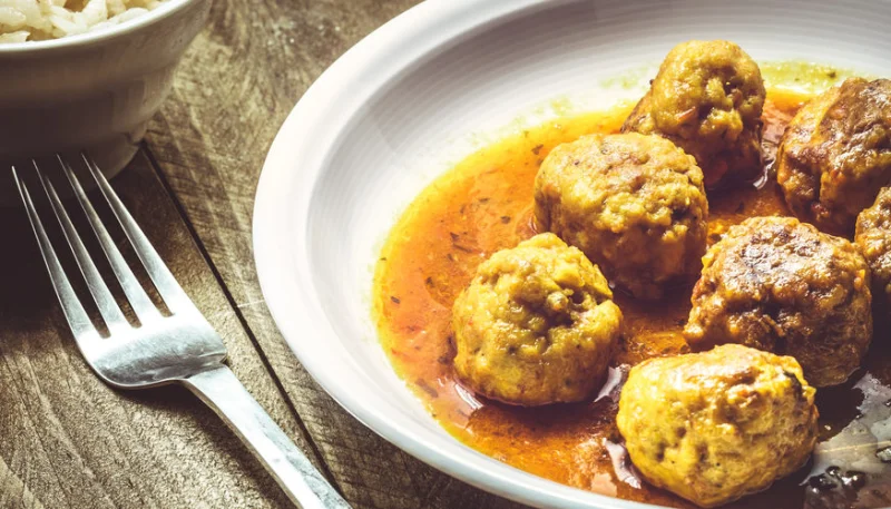 Boulettes de veau au curry
