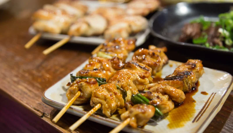 Brochettes de poulet libanaises