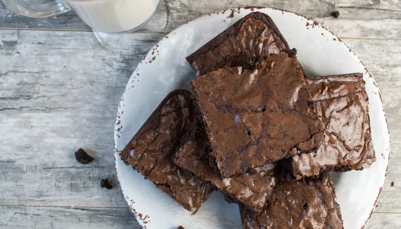 Brownies light à la compote de pomme