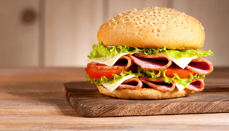 Burger à La Vache qui rit