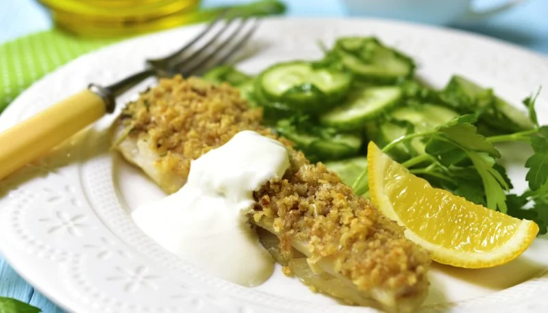 Cabillaud en croûte