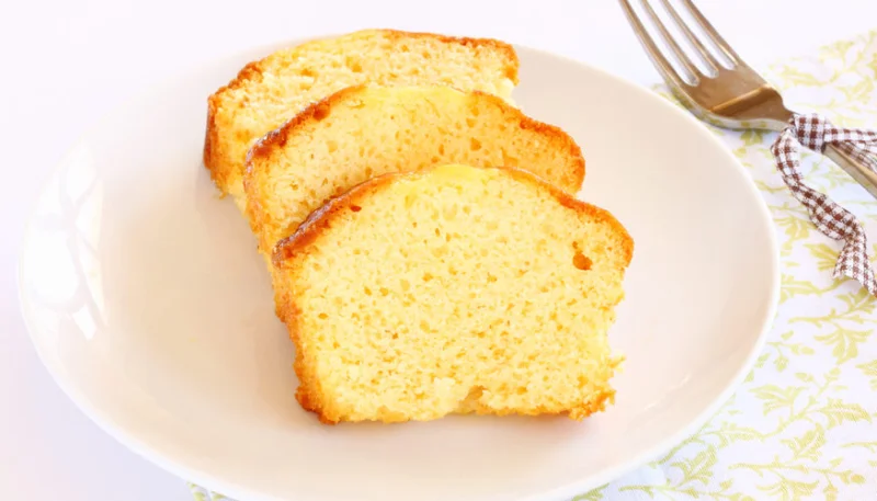 Cake au chocolat blanc