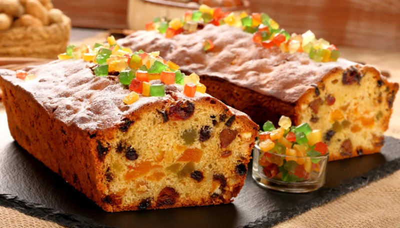 Cake aux fruits confits