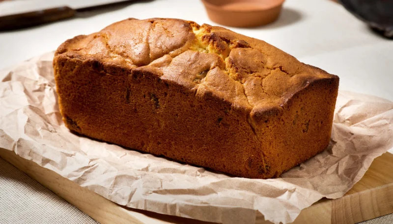 Cake aux poires et roquefort