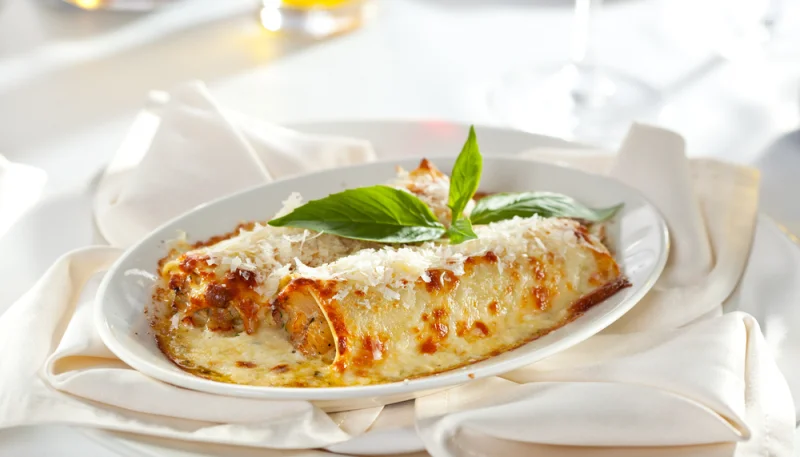Cannelloni au saumon et ricotta