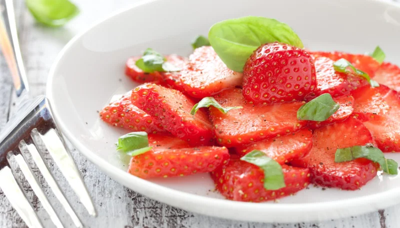 Carpaccio de fraises