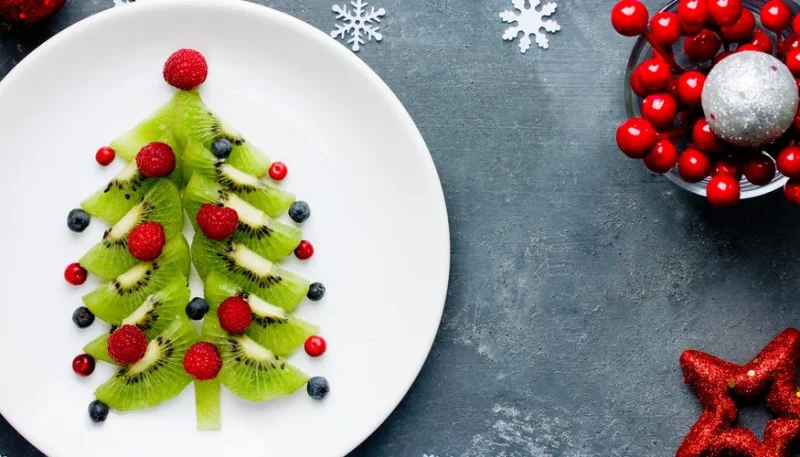 Carpaccio de fruits de Noël