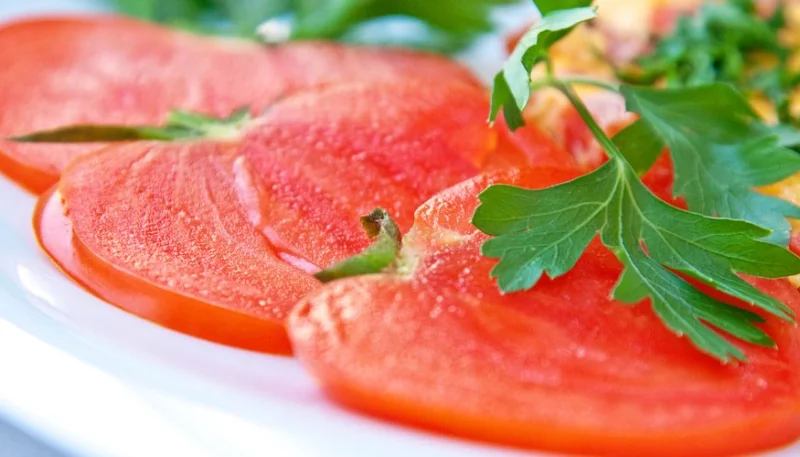 Carpaccio de tomates