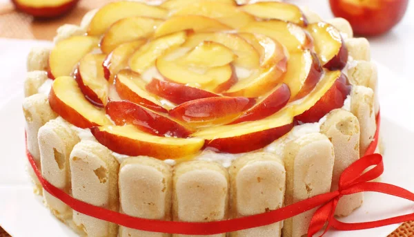 Charlotte aux pêches express