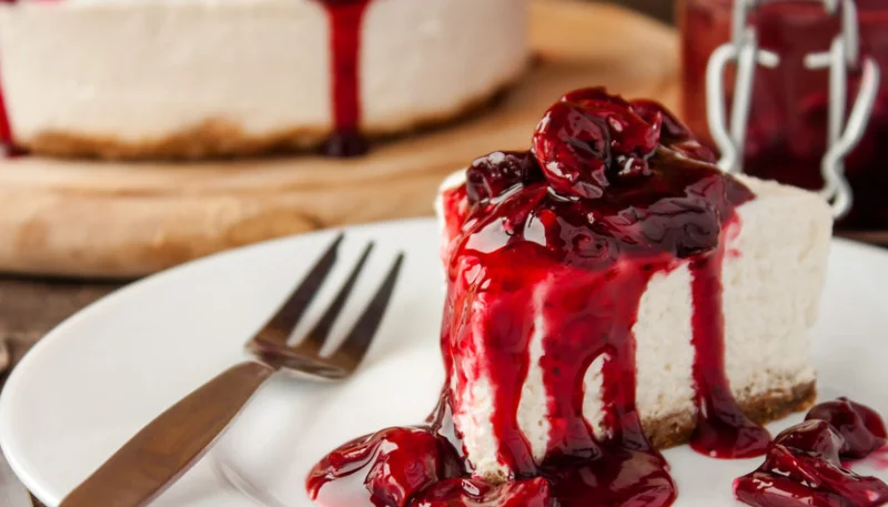 Cheesecake à la cerise