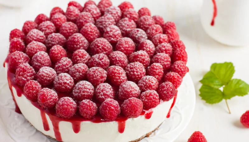 Cheesecake aux framboises