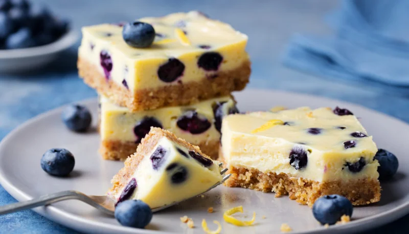 Cheesecake aux myrtilles