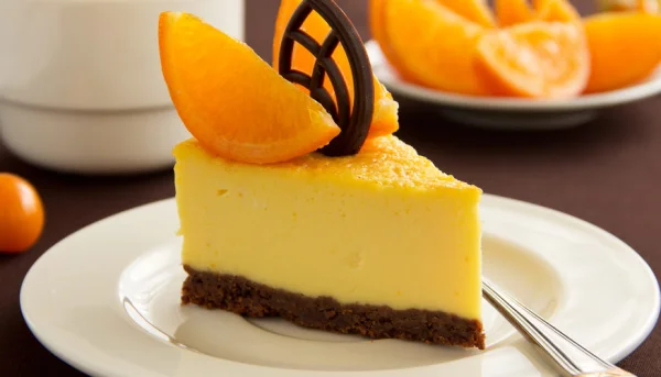 Cheesecake orange-chocolat