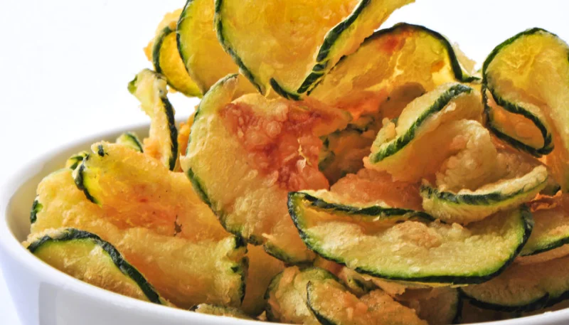 Chips de courgettes