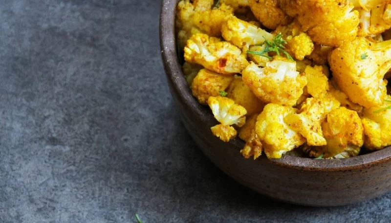 Chou-fleur rôti au curry