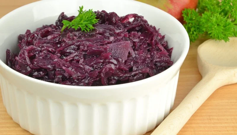 Chou rouge aux lardons