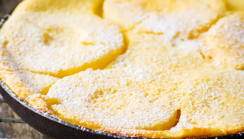 Clafoutis à l'ananas et au lait de coco