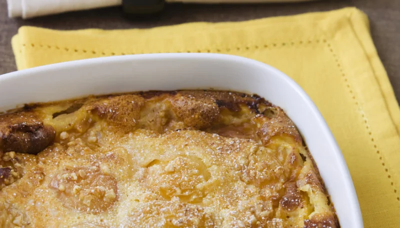 Clafoutis aux abricots et lait d'amandes