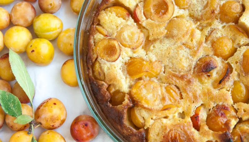 Clafoutis aux mirabelles