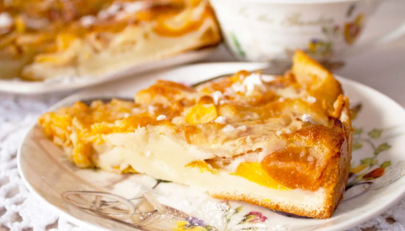 Clafoutis aux pommes et abricots