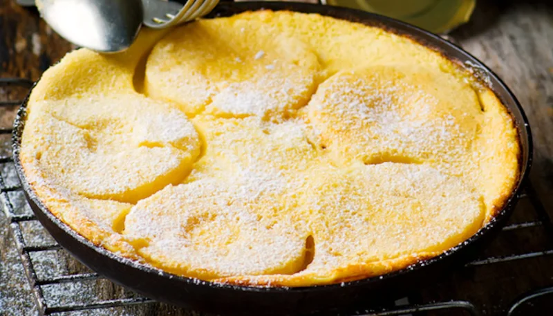 Clafoutis d'ananas à la vanille
