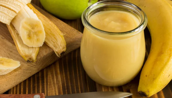 Compote de pommes et bananes