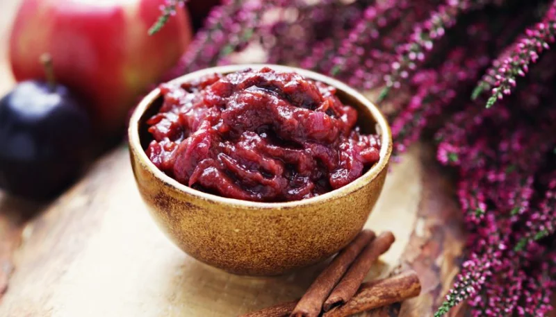 Compote de pommes et quetsches