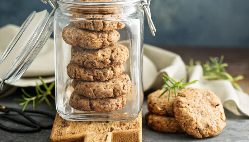 Cookies salés aux noix et au parmesan
