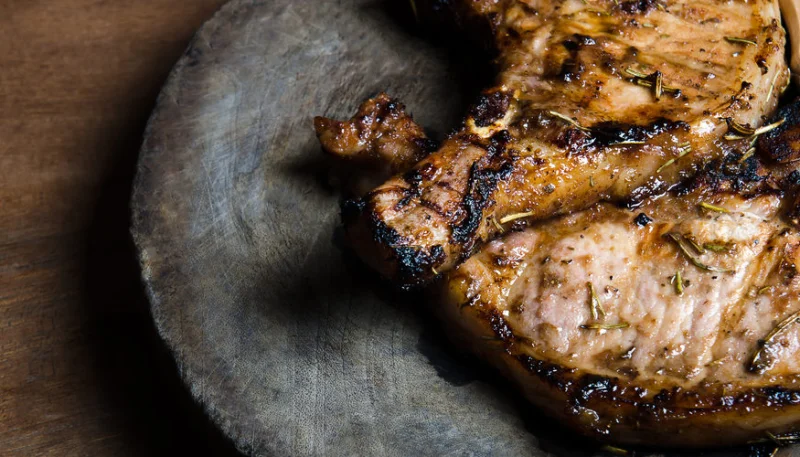 Côtes de porc à la moutarde