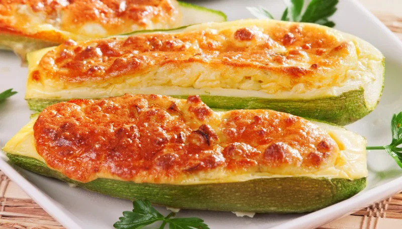 Courgettes farcies au reblochon