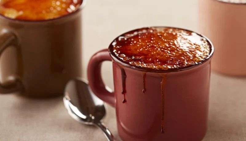 Crème brûlée au micro-ondes