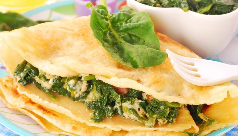 Crêpes à la florentine