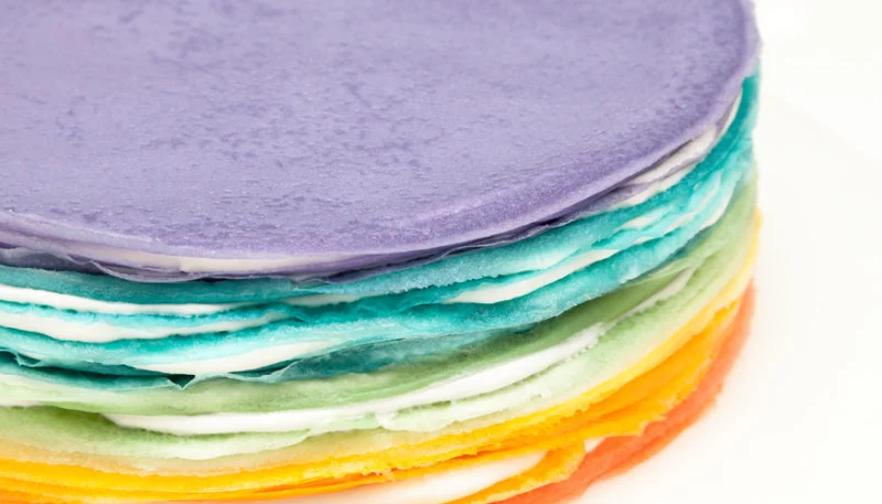 Crêpes multicolores