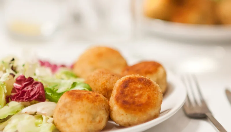 Croquettes de jambon purée