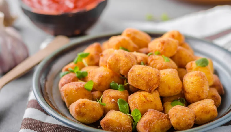 Croquettes de patate douce à la raclette