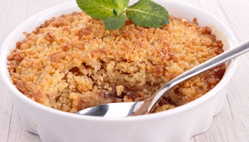 Crumble aux mirabelles