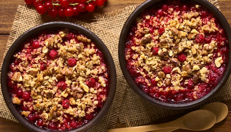 Crumble de groseilles