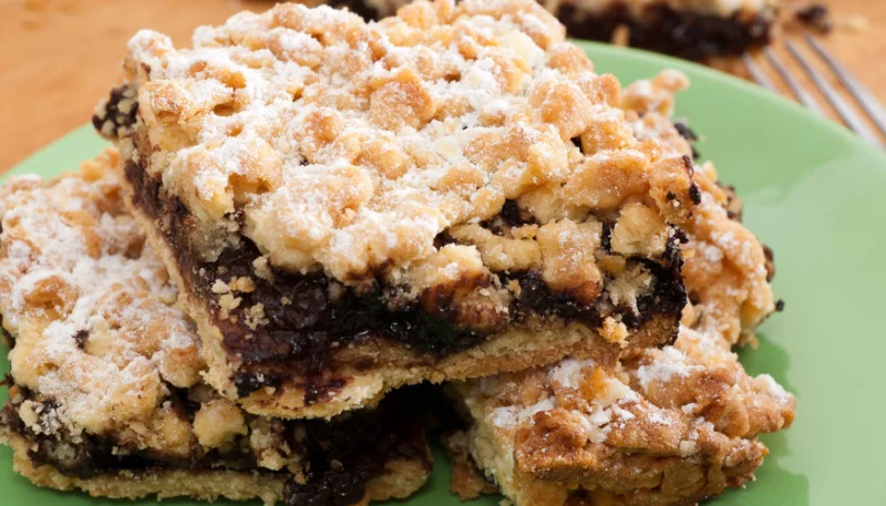 Crumble de pommes au chocolat