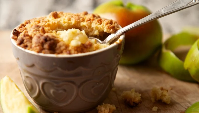 Crumble pomme-mangue