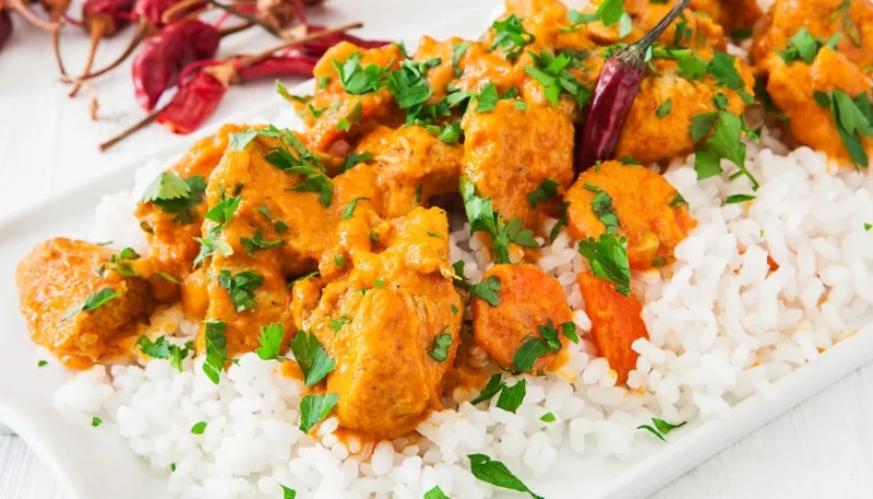 Curry de poulet à la mangue