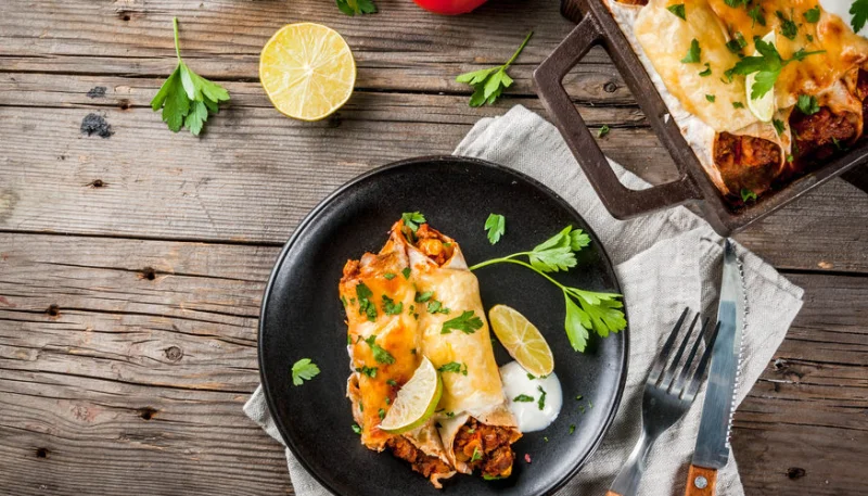 Enchiladas de boeuf