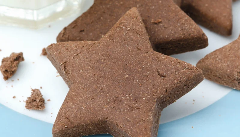 Etoiles sablées au chocolat